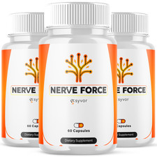  3 Pack NerveForce Nootropic All Natural Nerve Force Supplement 180 Capsules