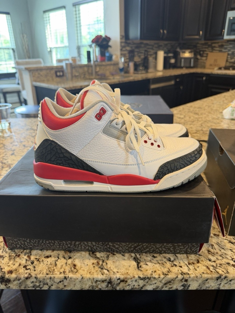 Jordan Air Jordan 3 Retro 2013 Fire Red White/Fire Red-Silver