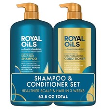 Head  Shoulders Royal Oils Dandruff Shampoo and 62.8 Fl Oz Pack of 1 