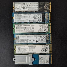 MIXED LOT OF 6 128GB M.2 NVMe SSD SOLID STATE DRIVE TESTED FAST SHIPPING!