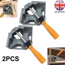 2X Corner Clamp 90 Degree Right Angle Clamps for Crafting Project Wood Tool UK