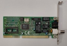 E20C Plus ISA Network Card (UMC UM9007F, BNC, Coax, RJ45, Retro, 1995)