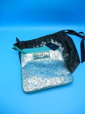 NWT Jan Haedrich My Flat in London Turquoise Sequin Hampton Shoulder Bag H6155B
