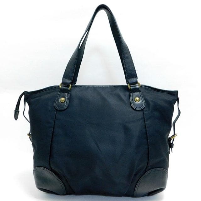 Burberry Blue Label Tote Bag Black Nylon Leather Shoulder Bag Japan Made New thumbnail 23