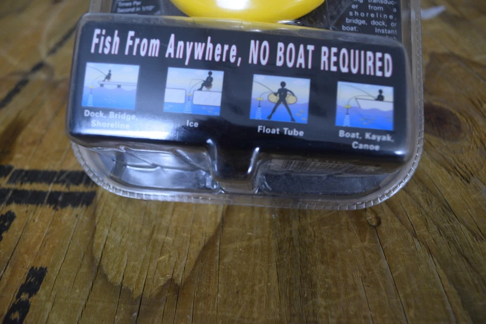 HawkEye Portable Fish Finder Depth Sonar LCD Display RadioShack Ice Kayak - Image 3 of 4
