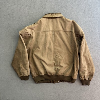 Vintage A-2 Leather Jacket XL Men's Genuine Leather Lined Flight