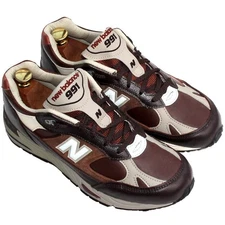 Size 7 - New Balance M991GBI Made in England French Roast  Leather sneakers