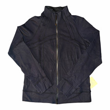 Lululemon Define Full-Zip Track Jacket Luon Black Women's Size 6 Zip Pockets