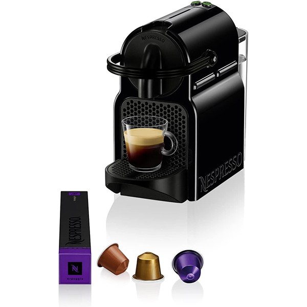 Nespresso Schwarz De'longhi Inissia Original-Kapselkaffeemaschine - | Kompaktes Design | 25 Sekunden Aufheizzeit | 2 Tassengrößen | Automatische Abschaltung | 19 Bar Druck | En80.b - Image 14