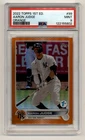 2022 Topps Series 1 Aaron Judge 1st Edition Orange Foil 42/75 PSA 9 MVP YEAR