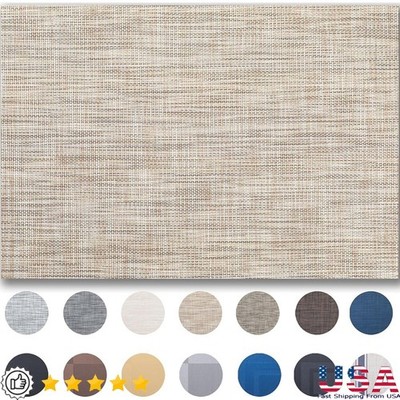 Durable PVC Polyester Placemats Dining Table Protection Elegant Table Mats New