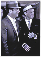 DEAN MARTIN & FRANK SINATRA * Fun Novelty * CELEBRITY * Art Card * ATC ACEO