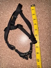 Black Adjustable Harness Small Dog