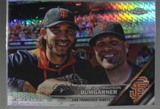 2016 Topps Chrome Prism Refractor Madison Bumgarner #39 a2v