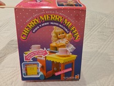 Vintage Cherry Merry Muffin Muffin Mix/Table Playset 1989  extra Pieces  Box