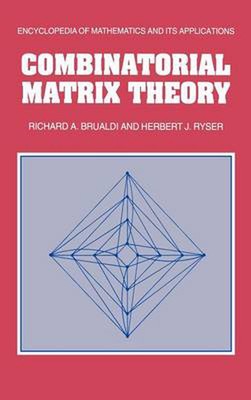 Kombinatorische Matrix-Theorie von Richard A. Brualdi (Englisch) Hardcover Buch