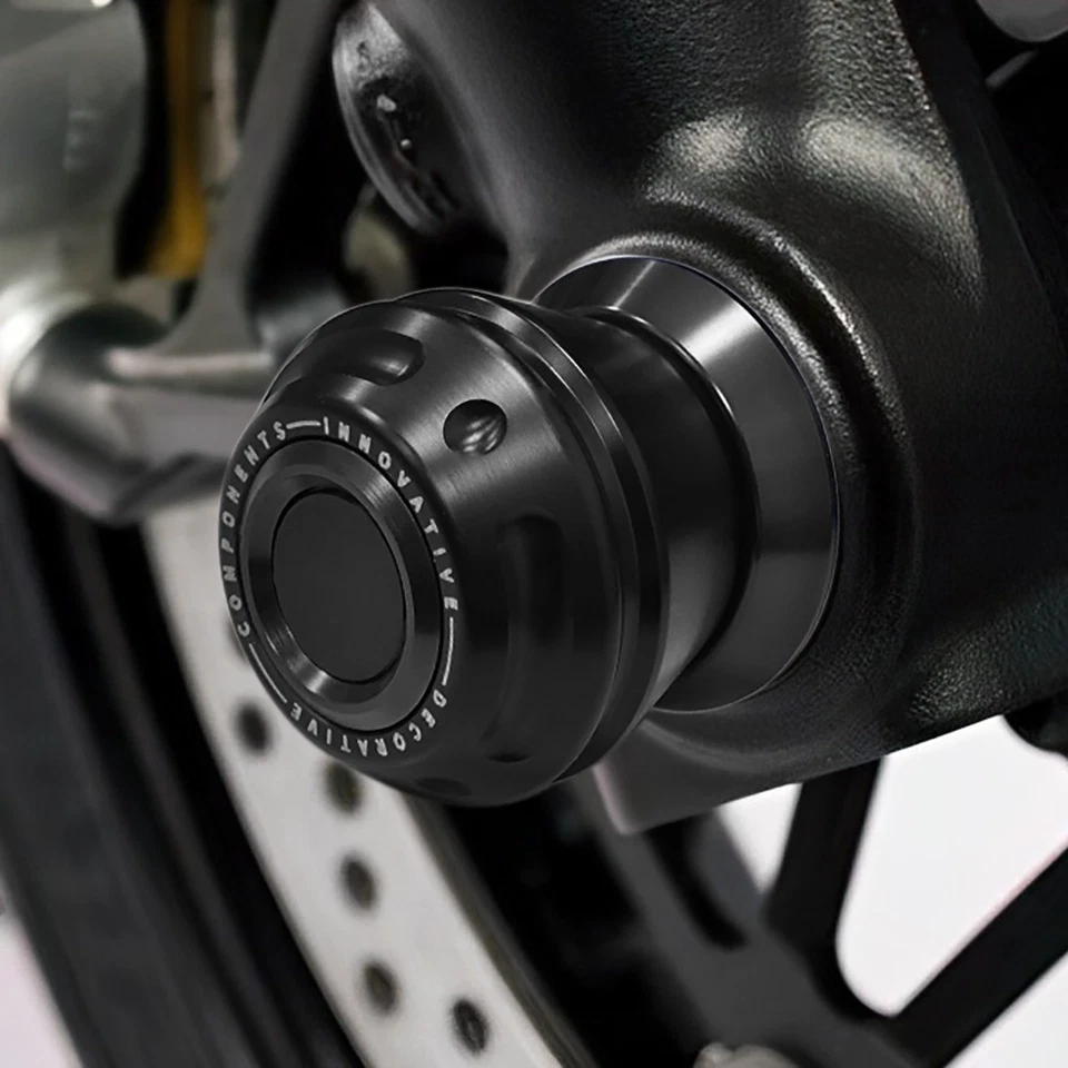 Protector deslizante de horquilla de eje de rueda delantera CNC para Honda CB650F 2017-2019 Foto 3 de 4