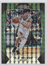 2017-18 Panini Prizm Mosaic Green DJ Wilson #10 p4g