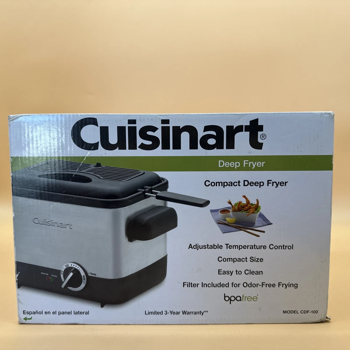 【新品・未使用】cuisinart クイジナート deep fryer Amazon.com: Cuisinart Deep Fryer, 4 Quart, CDF-200P1: Home & Kitchen