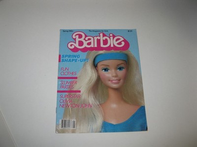 VINTAGE BARBIE DOLL MAGAZINE FOR GIRLS SPRING OF 1984 SHAPE-UP BOOK BOOKLET