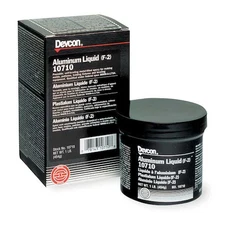 Devcon 10710 Epoxy Adhesive, 10710 Series, Gray, Jar, 5:01 Mix Ratio, 16 Hr