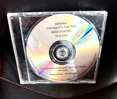 NIRVANA Rare DVD TEST-PRESSING / France Unplugged In New York As Mint