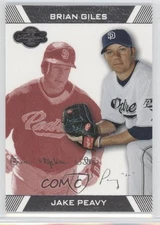 2007 Topps Co-Signers Red /299 Jake Peavy Brian Giles #15