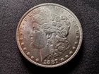 1887 Plain Morgan Dollar Toned