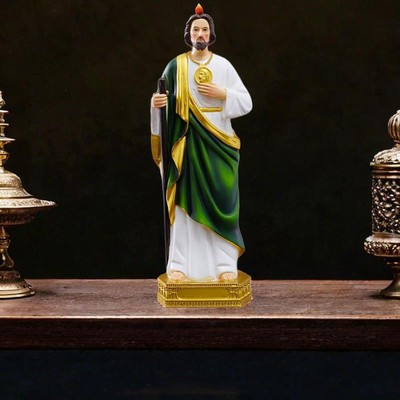 Heiliger Judas Statue kreatives Harz Ornament für Schreibtisch Arbeitszimmer Büro