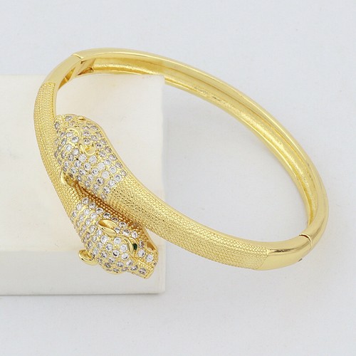 Luxury female jewelry titanium steel gold Zircon Bracelet Love Fashion Bracelet - Picture 4 of 8