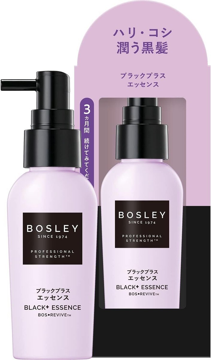 New Version! Bosley BLACK PLUS ESSENCE Scalp Care Essence Spray