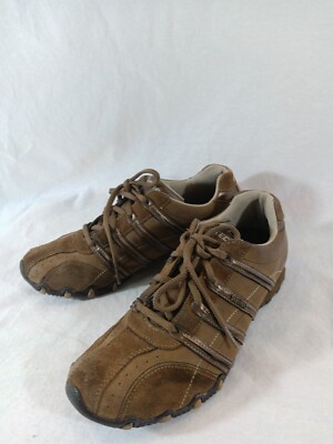 Skechers 46071 Women’s Patroller Bikers Sneaker Tan Size US