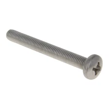2Pcs M8 Stainless Steel Phillips Round Pan Head Machine Screw Bolt Long 65-100mm