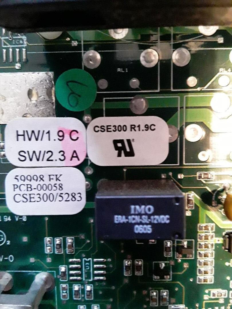 ラッキーフルハウス　基板 Bruno Stairlift Circuit Board PCB 00058 59998 FK CSE300/5283