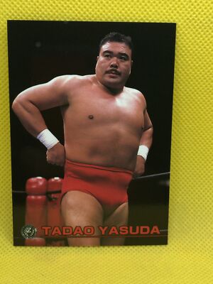 TADAO YASUDA NEW JAPAN Pro-Wrestling Cards very rare 1998 Japanese