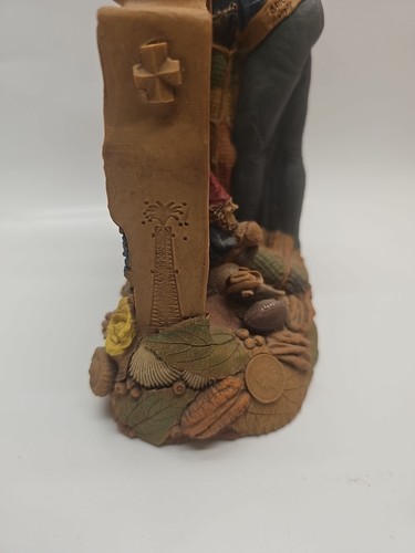 Tom Clark Signed Gnome Figurine Texas 1997 Remember the Alamo Cowboy 2061 TX - Picture 10 of 14