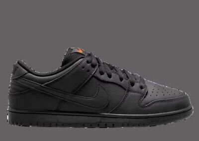 SB Dunk Low Pro Triple Black. Orange label. Mens size 9.5 | eBay SB Dunk Low Pro Triple Black. Orange label. Mens size 9.5 | eBay