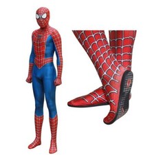 Spiderman Cosplay Profi Kostüm Gummisohlen Kleid Erwachsene Animation