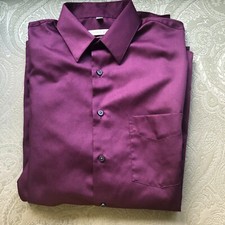 Geoffrey Beene Dress Shirt Regular Fit 15 1/2 34-35 WRINKLE Free