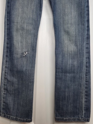Wrangler 20X Boys 12 Slim Jeans Youth Vintage Bootcut Glasgow Dark Wash Western - Picture 6 of 10