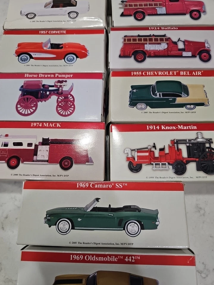 复古 Reader's Digest 批量 (15) 压铸经典汽车 多种型号 1: 64 — 第 4/4 张图片