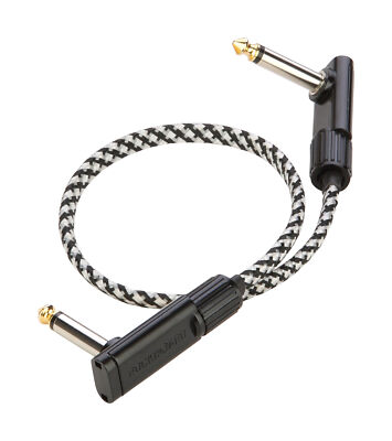 ROCKBOARD Salt&Pepper Tweed Series Flat Patch Cable - 30 cm