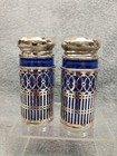 Cobalt Blue Glass Salt And Pepper Shakers — photo 1