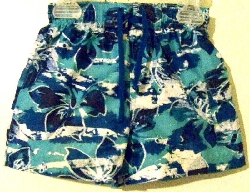 Koala Kids Boys Blue Swim Trunks Size 18 Months EUC!!!