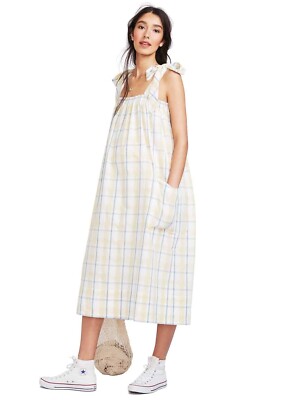 Hatch Maternity Women s THE ALEXIA DRESS Sunflower Cotton Size 2 (M/8-10) NEW