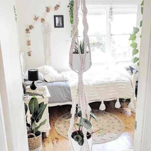 Macrame Plant Hanger - Various Colours - Handmade - Picture 17 of 43