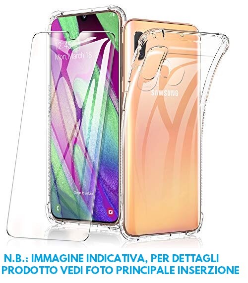 COVER CUSTODIA In TPU + PELLICOLA In VETRO