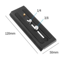 Per Manfrotto 503 701HDV MH055M0-Q5 Piastra Base Scorrevole 501PL Plus Connessione Rapida