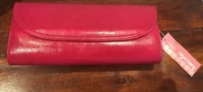 Gorgeous Olga Berg Magenta Clutch Bag New With Tags