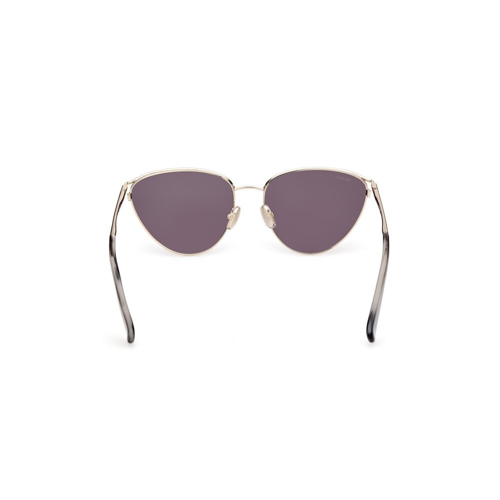 MAXMARA キャットアイフレムサンクラス MM0044 63A MAX MARA DESIGN1 MM0044 63A Gold Cat Eye Metal Sunglasses